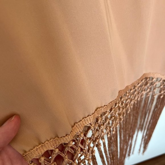 Lulu's fringed midi-dress one-shouldered - Picture 4 of 6